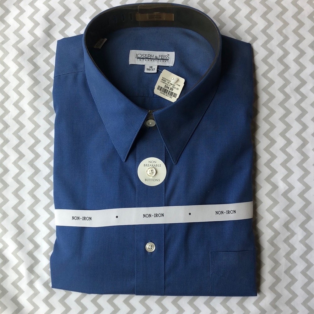 Joseph & Feiss Men’s Blue Dress Shirt